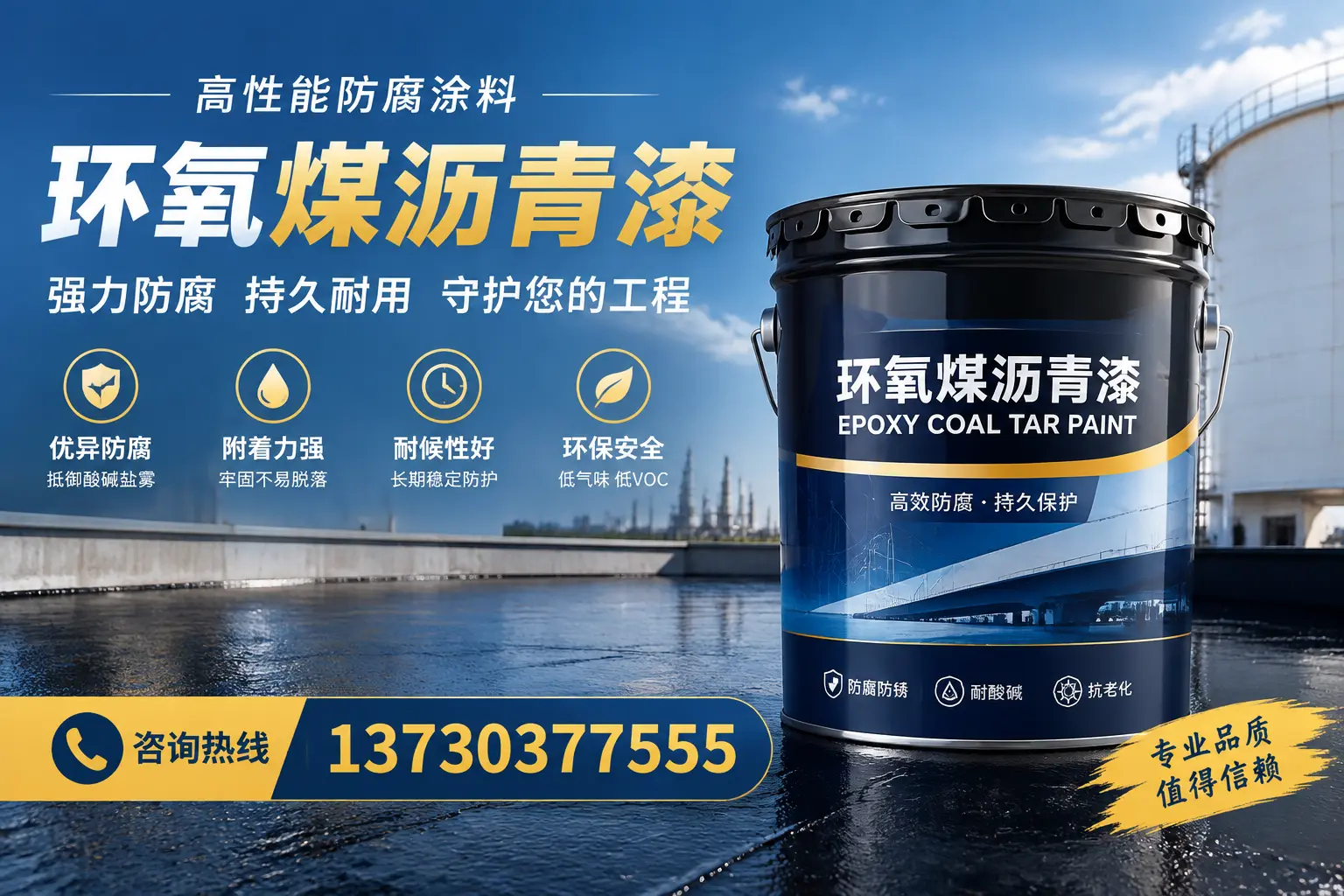 环氧煤沥青漆的耐久性分析，适合普陀的使用场景