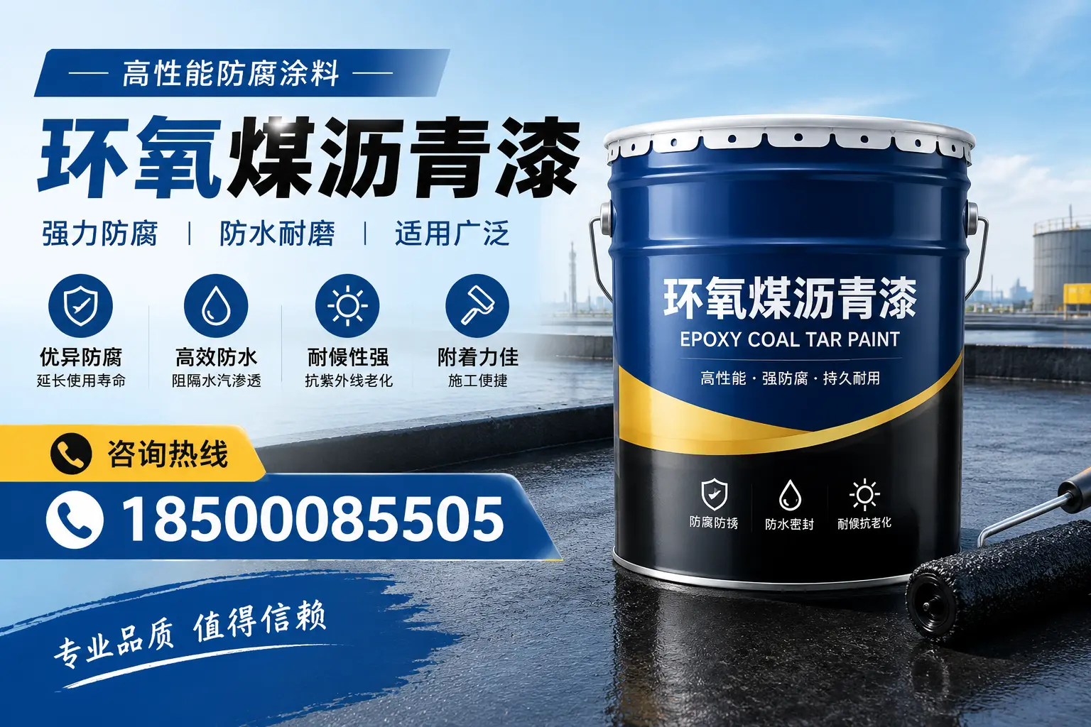 环氧煤沥青漆的主要成分与功能,普陀用户深度了解