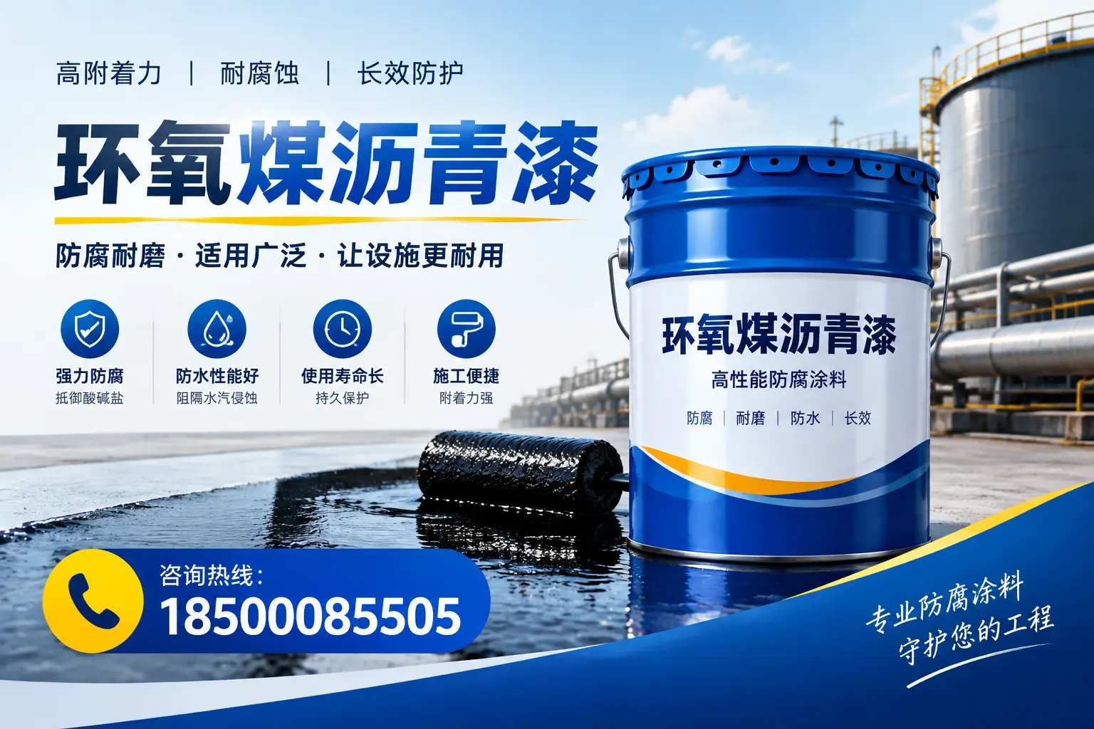 环氧煤沥青漆与其他涂料的对比分析,助力普陀企业决策